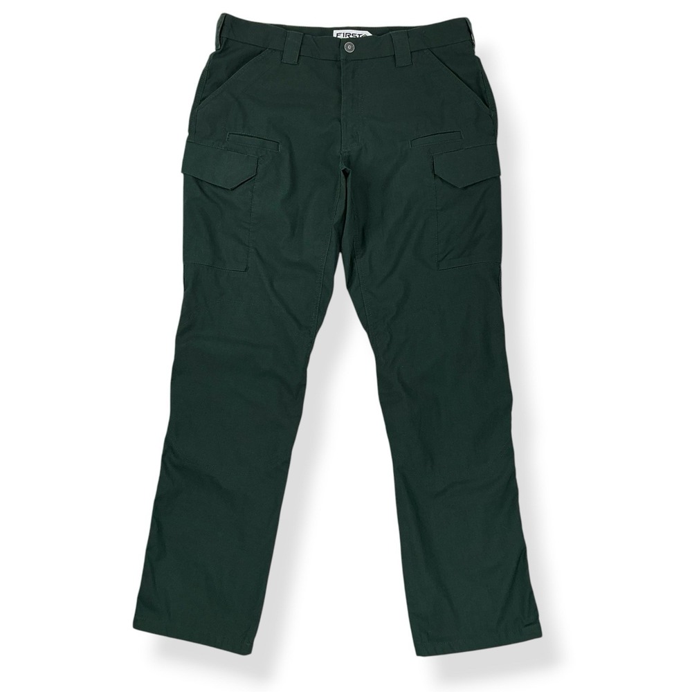 First Tactical Pants Men 36x34 (ACTUAL 36x33) Green Tactical Ripstop Cargo